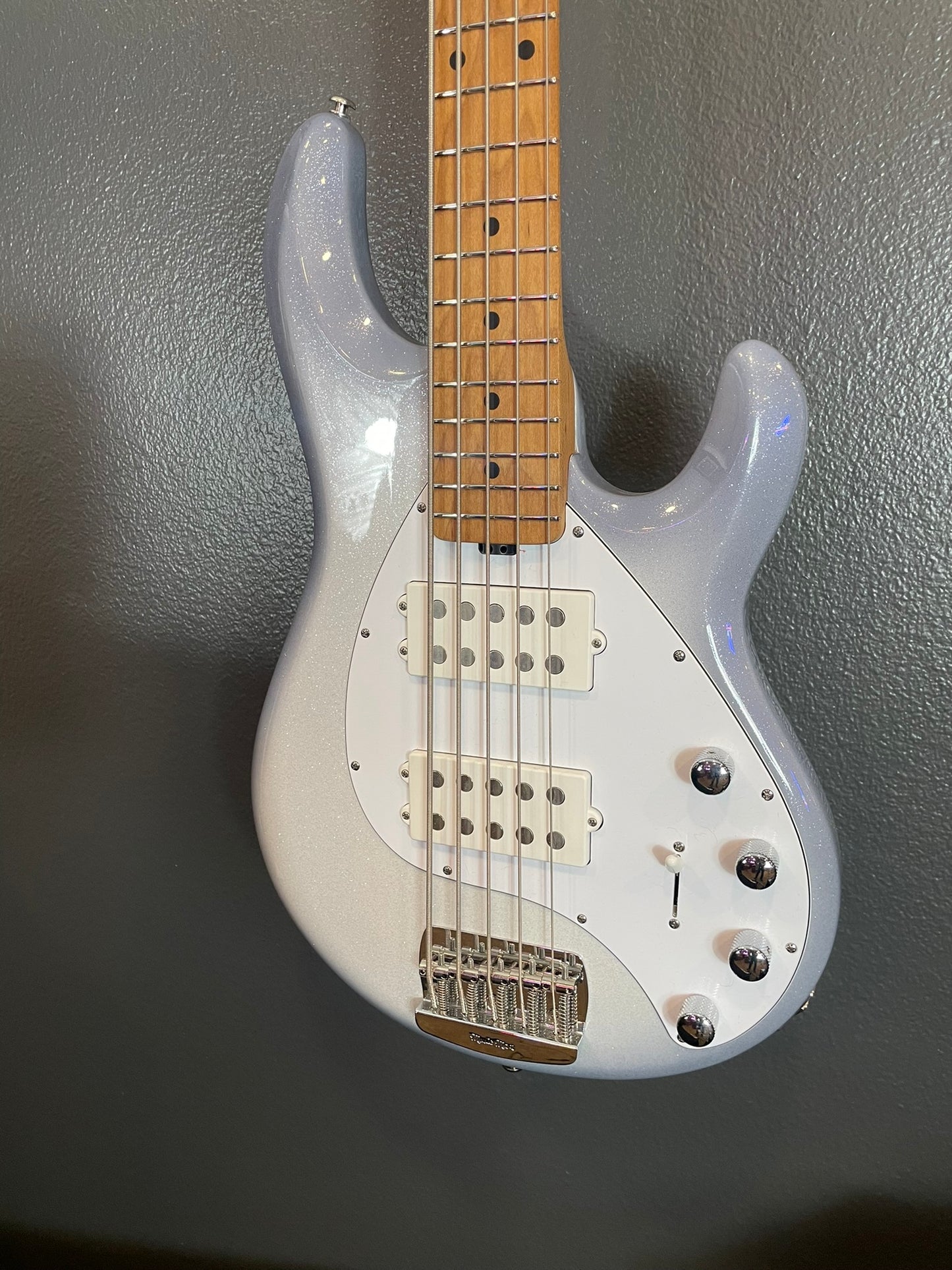 2021 Music Man Stingray Special 5 String - 2 Pickup - Ghost White