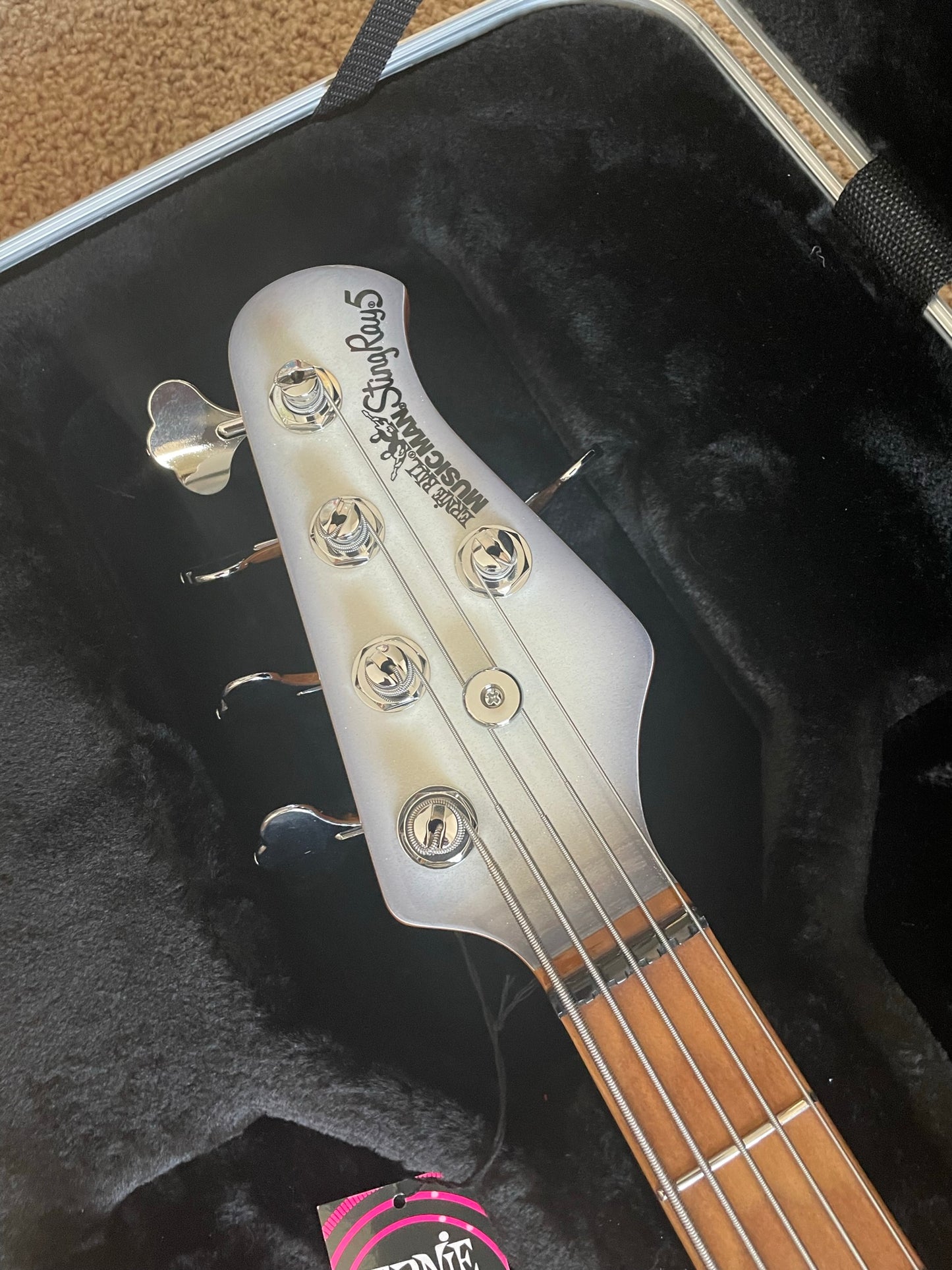 2021 Music Man Stingray Special 5 String - 2 Pickup - Ghost White